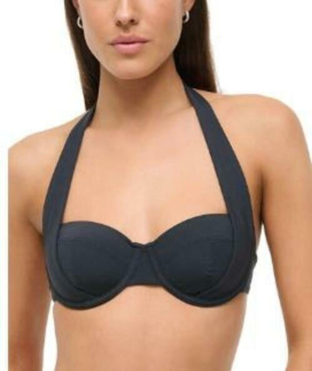 STAUD Women's Black Electra Bikini Top Swim M NWT